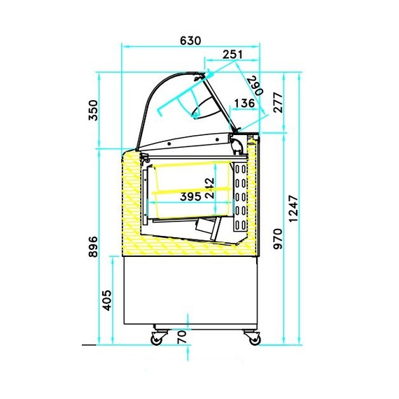ISA Speiseisvitrine Fiji 4