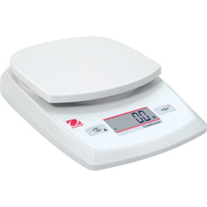 Portable Küchenwaage Kapazität 2 kg, Teilung 1 g, Abmessung 144 x 205 x 41 mm mm (BxTxH)