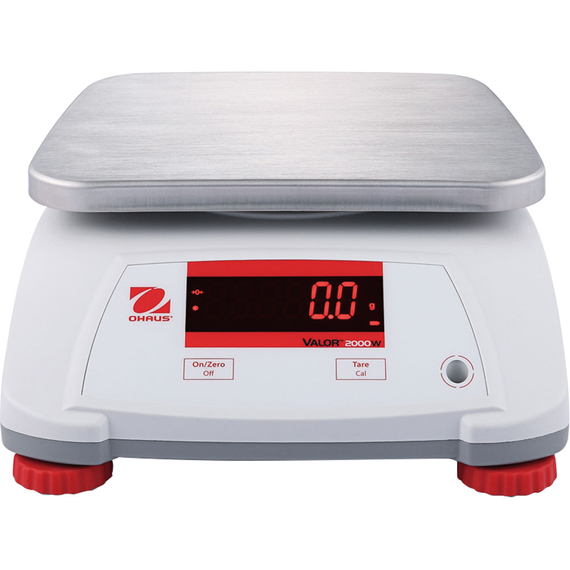 Wasserdichte Premium-Waage, Kapazität 6 kg, Teilung 2 g, 256x280x121 mm (BxTxH)