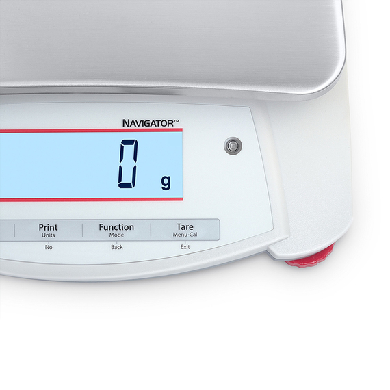 Portable Mehrzweckwaage Ohaus Navigator, 240x250x74 mm (BxTxH), Wägebereich bis 3,2 kg, Teilung 1 g