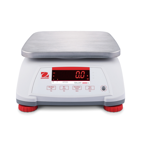 Wasserdichte Premium-Waage, Kapazität 6 kg, Teilung 2 g, 256x280x121 mm (BxTxH)