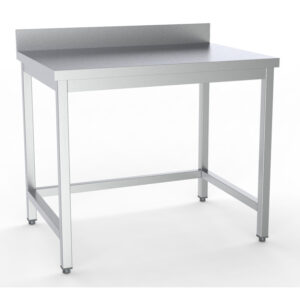 Combisteel 600 Arbeitstisch Offenem Unterbau Aufkantung Selbstmontage 1400