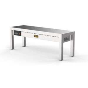 Combisteel Aufsatzbord Keramisch Beheizt 1 Stufig 1400 4 Heizelemente 250W – Breite 1400 – Art.-Nr.: 7333.0504