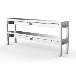 Combisteel Aufsatzbord Keramisch Beheizt 2 Stufig 1800 10 Heizelemente 250W – Breite 1800 – Art.-Nr.: 7333.0520