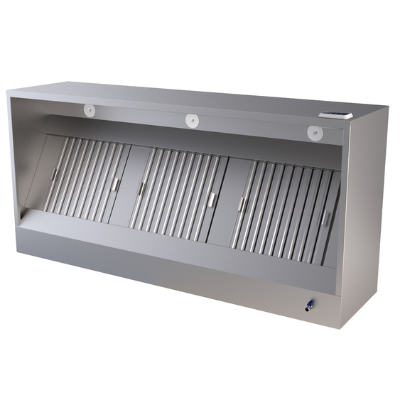 Combisteel 950 Wandhauben Dosenmodell Komplett 1600