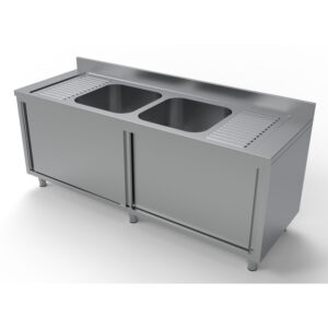 Combisteel 700 Spültisch Schiebetüren 2 mitte 2000