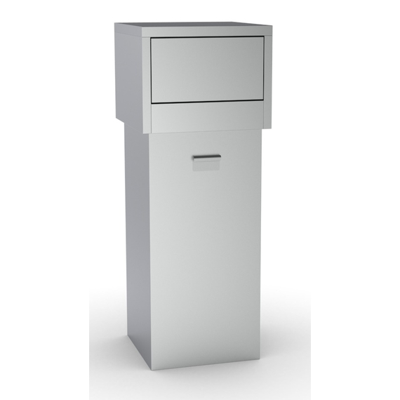 Combisteel Edelstahl Mülleimer 80L