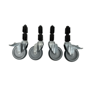 Combisteel Rädersatz für Tisch 4X – Breite 32