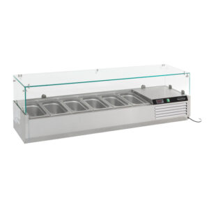 Combisteel Aufsatzvitrine 1/3 Gn X 6 – Breite 1500