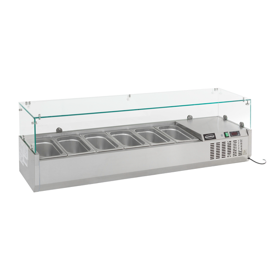 Combisteel Aufsatzvitrine 1/3 Gn X 4