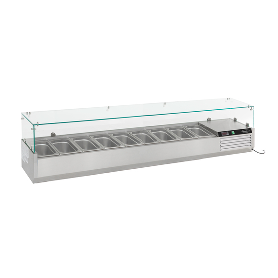Combisteel Aufsatzvitrine 1/3 Gn X 9