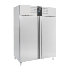 Combisteel Standard Line Tiefkühlschrank Edelstahl 2 Türen