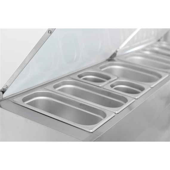 Combisteel Standard Line Saladette 3 Türen 8X1/3Gn Behälter