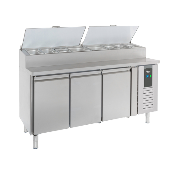 Combisteel Standard Line Saladette 3 Türen 8X1/3Gn Behälter
