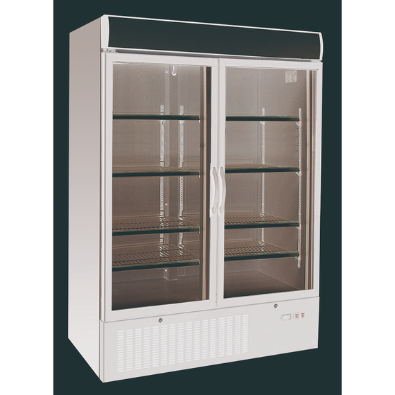 Combisteel Tiefkühlschrank 2 Glastüren – Breite 1210