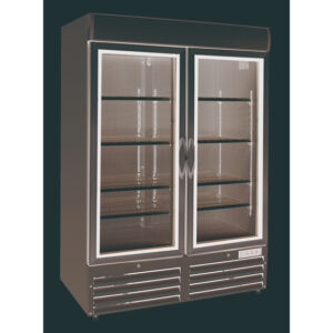 Combisteel Tiefkühlschrank 2 Glastüren – Breite 1370 – Art.-Nr.: 7450.0157