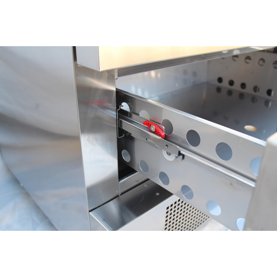 Combisteel Kühl-/Tiefkühltisch Umschaltbar 2 Schubladen 4X 1/1Gn