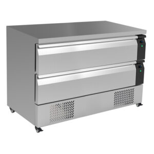 Combisteel Kühl-/Tiefkühltisch Umschaltbar 2 Schubladen 6X 1/1Gn