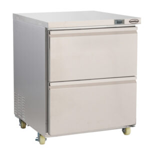 Combisteel Edelstahl Tiefkühlschrank 2 Schubladen