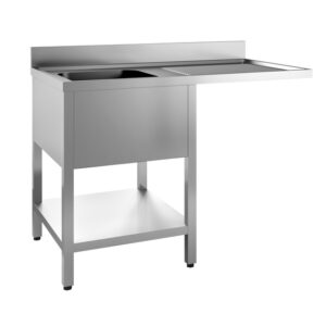 Combisteel 700 Spültisch Grundboden Spülmaschine Demontabel 1 Links 1200