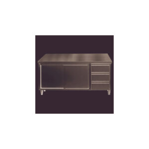 Combisteel 700 Arbeitstisch Schiebetüren Schubladen 2000