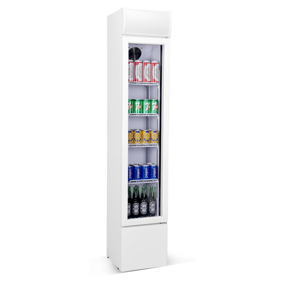 Combisteel Kühlschrank Glastür Schmall