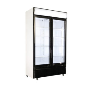 Combisteel Kühlschrank 2 Glastüren Bez-780 Gd