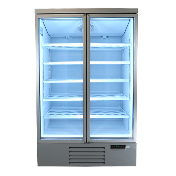 Combisteel Kühlschrank 2 Glastüren Jde-1000R