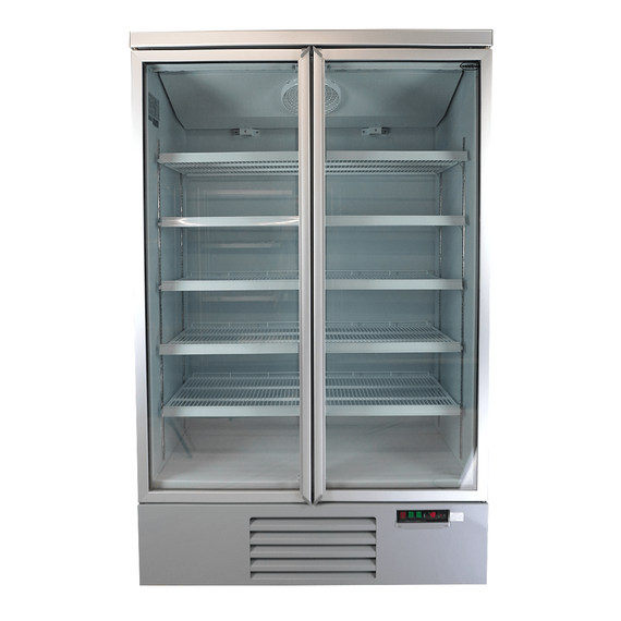 Combisteel Kühlschrank 2 Glastüren Jde-1000R
