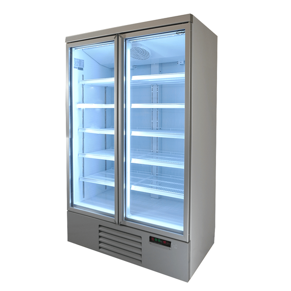 Combisteel Kühlschrank 2 Glastüren Jde-1000R