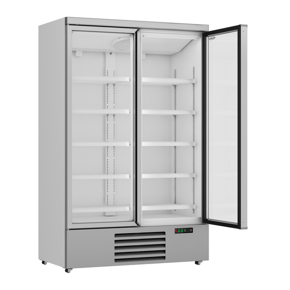 Combisteel Kühlschrank 2 Glastüren Jde-1000R