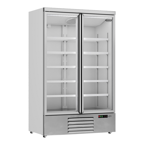 Combisteel Kühlschrank 2 Glastüren Jde-1000R