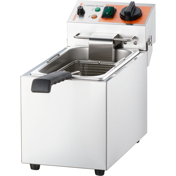 Fritteuse CATERINA, 8 Liter, 200x430x315 mm (BxTxH), 2 kW 230V