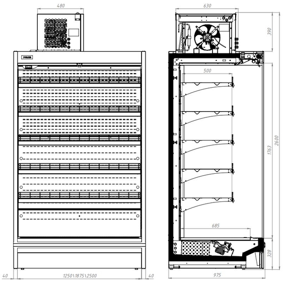 Combisteel Wandkühlung Max 6.0 - Remote