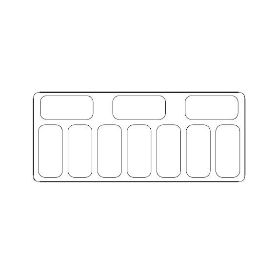 Combisteel Speiseisvitrine Curacao 10X5 Ltr