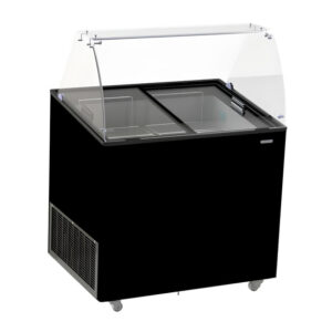 Combisteel Speiseisvitrine Corsica Schwarz 6X5 Lt