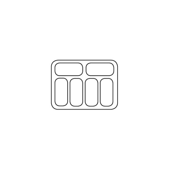 Combisteel Speiseisvitrine Corsica 6X5 Lt