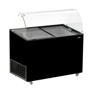 Combisteel Speiseisvitrine Java Schwarz 8X5 Ltr