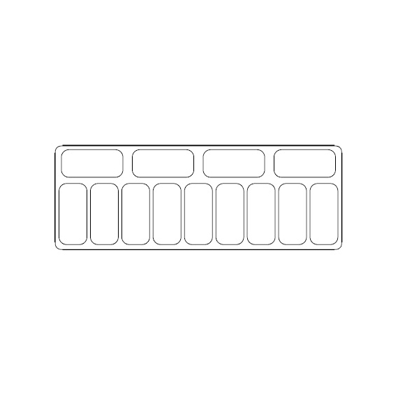 Combisteel Speiseisvitrine Cuba 13X5 Ltr