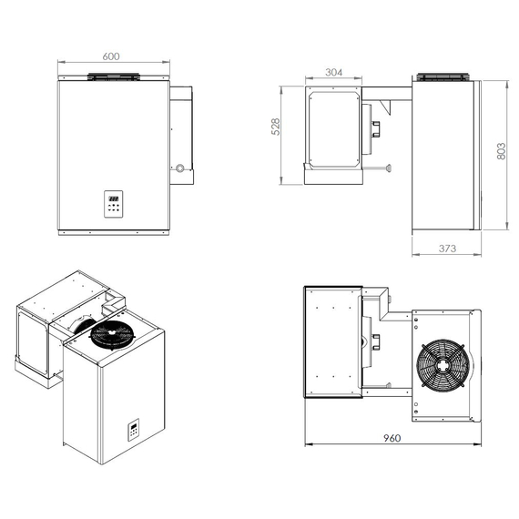 Combisteel Kühlaggregate Huckepack 13,1-18 M3