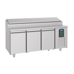 Combisteel Pro Line Saladette 3 Türen 10X 1/3Gn Behälter