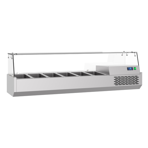 Combisteel Pro Line Aufsatzvitrine 6X 1/3 Gn