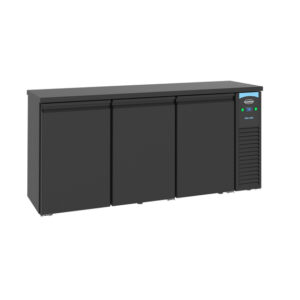 Combisteel Pro Line Barkühler Schwarz 3 Türen