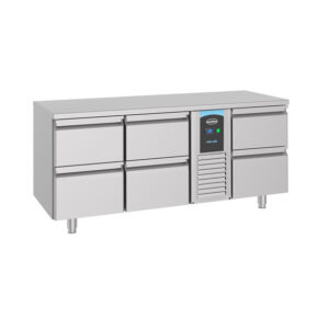 Combisteel Pro Line 700 Kühltisch 6 Schubladen Monoblock Energy Line