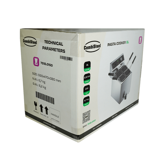 Combisteel Nudelkocher 8L Inkl. Körbe
