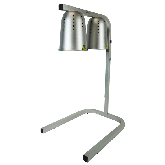 Combisteel Wärmelampe Schwarz Silber