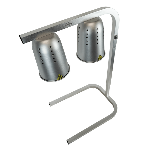 Combisteel Wärmelampe Schwarz Silber