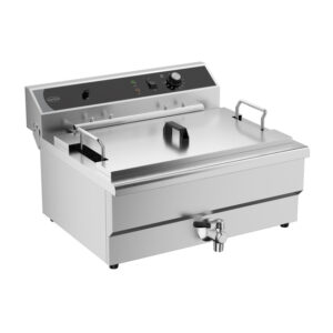 Combisteel Elektro Tischfriteuse 25L - mit Abflussventil
