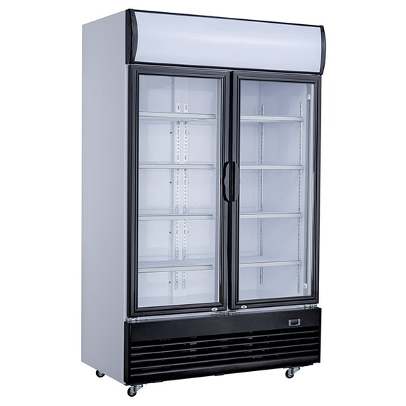 Combisteel Kühlschrank 2 Glastüren 800L