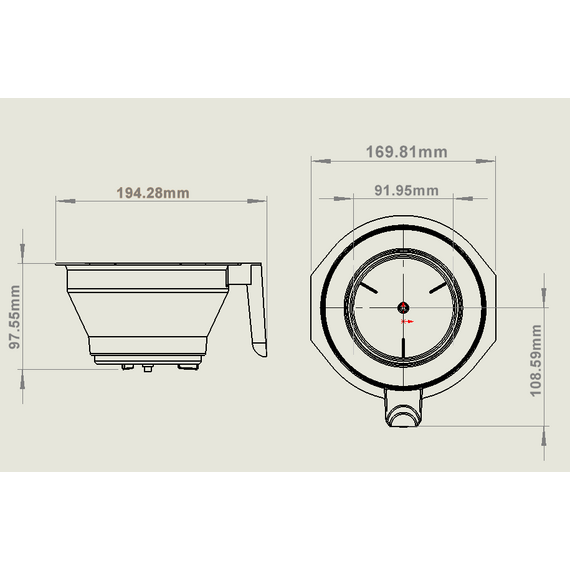 Combisteel Kaffeefilterhalter
